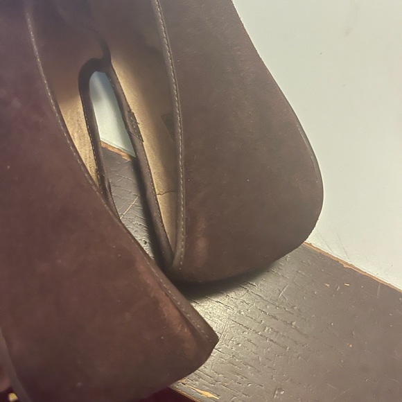 Ugg suede leather sheepskin lined flats - Picture 7 of 10